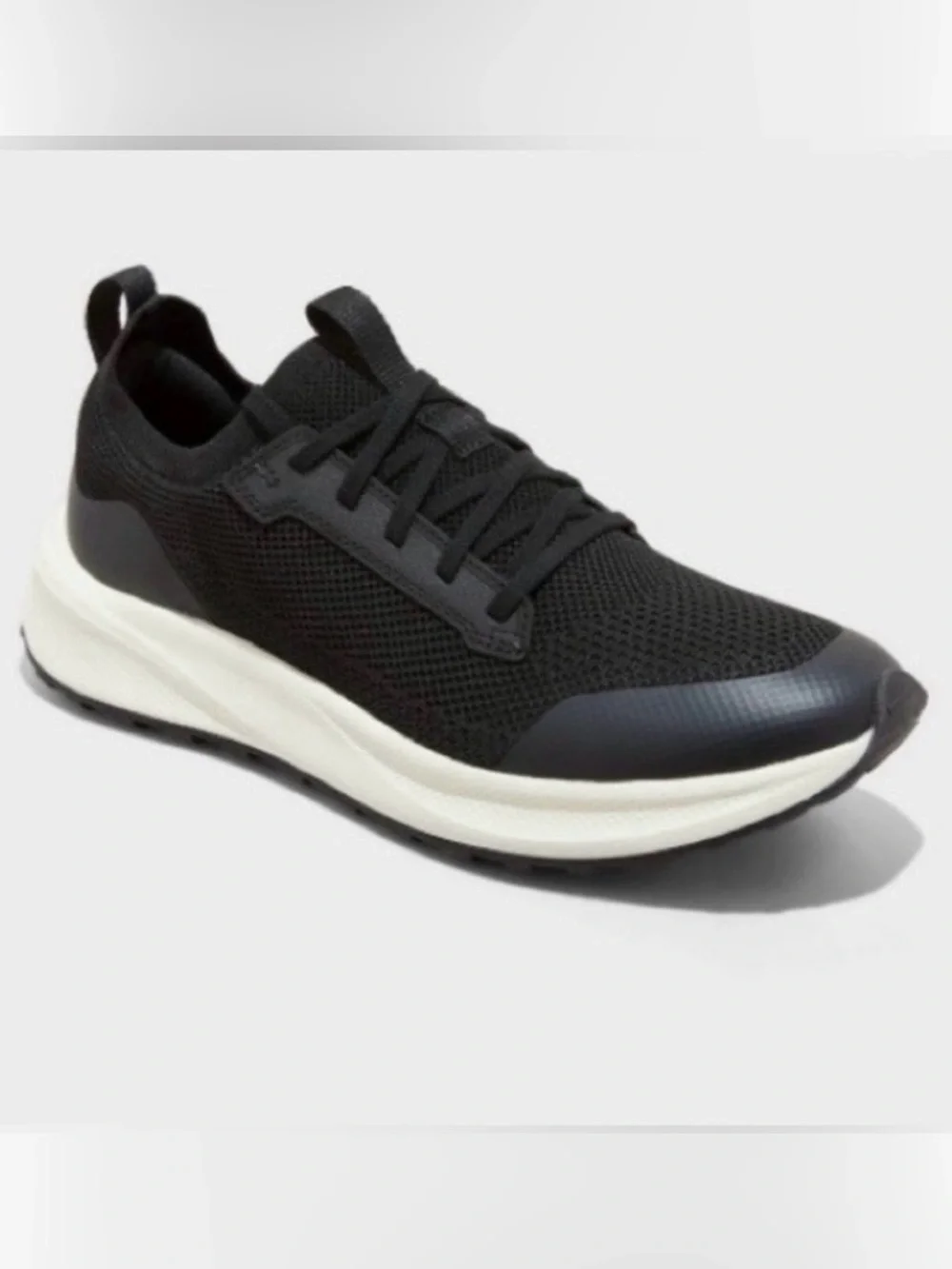 Goodfellow & Co Lee Black Mesh Lace-Up Sneakers Men’s Size 8 Brand New